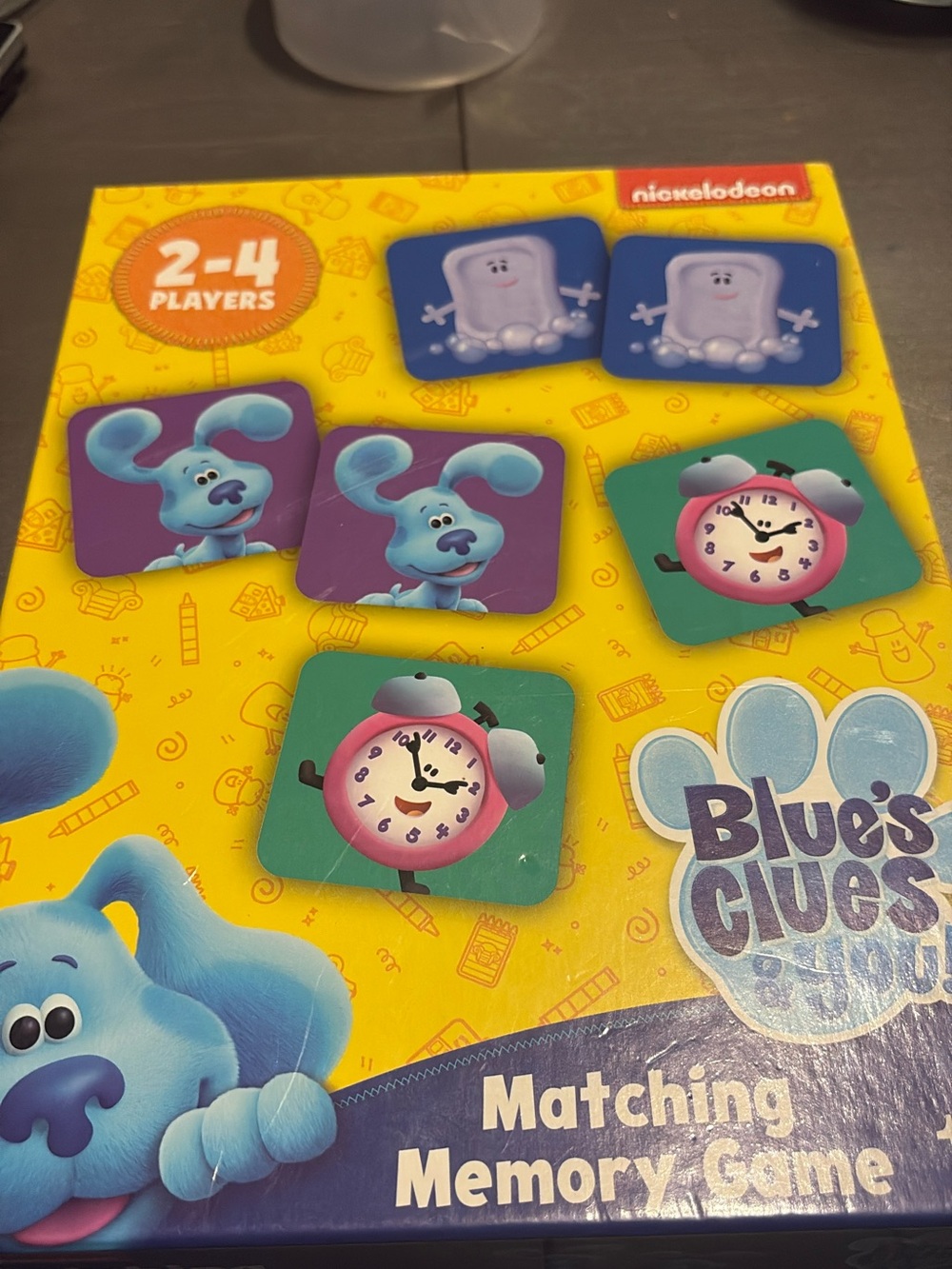 Blue's Clues Matching Memory Game by Nickelodeon - Yellow Box